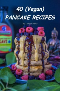 40 Vegan Pancake Recipes Book Cover
