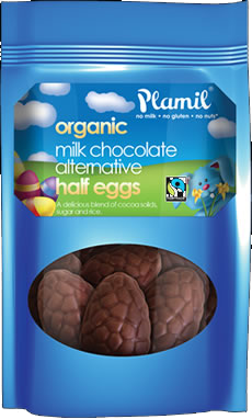 Plamil Milk Chocolate Half Eggs