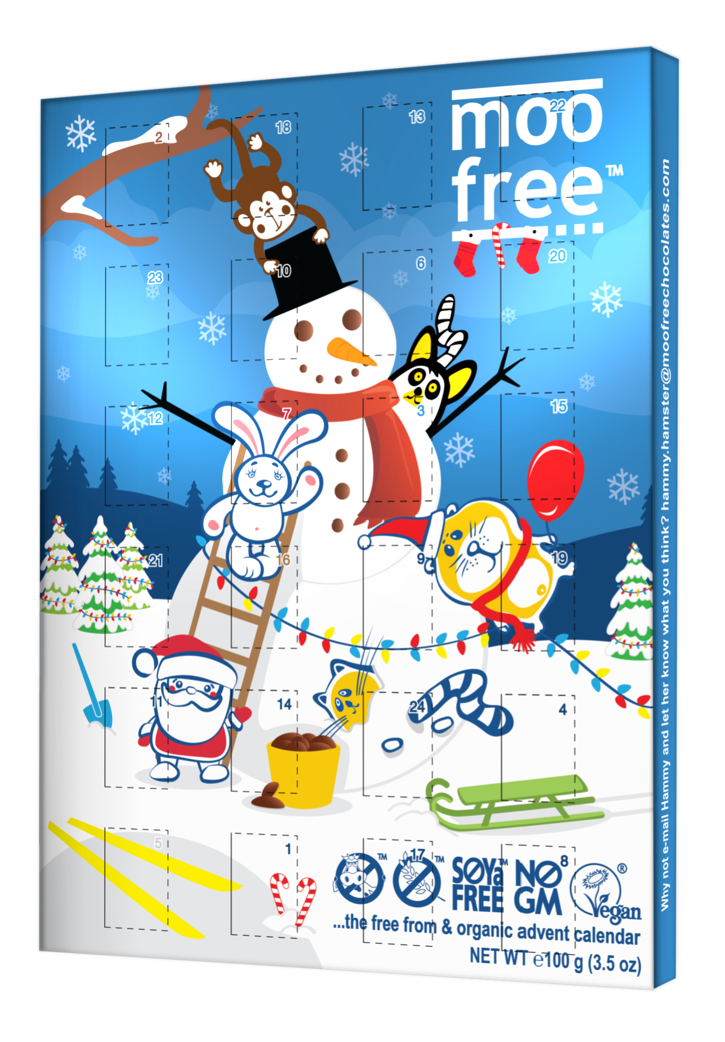 Moo Free Organic Dairy Free Advent Calendar