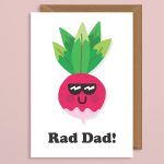 Rad Dad Vegan Father’s Day Card