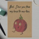 Tomato Father’s Day Card