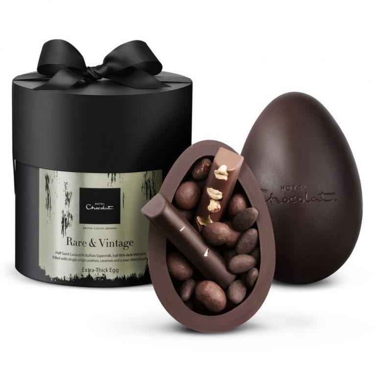 Hotel Chocolat HardBoiled Easter Egg 100 Dark Chocolate The Hectic