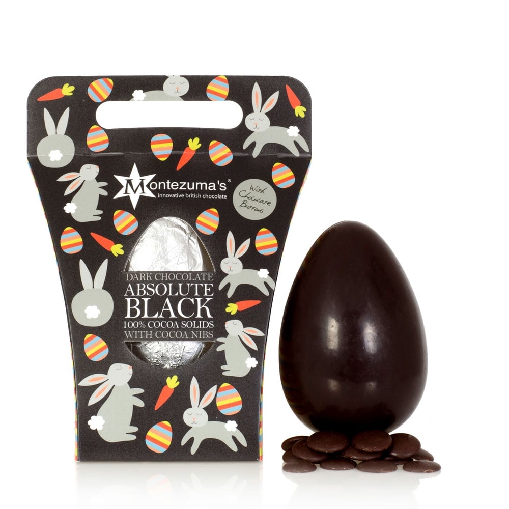 Montezuma's Absolute Black: 100% Cocoa Button Egg