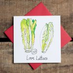 Love Lettuce. Valentines card