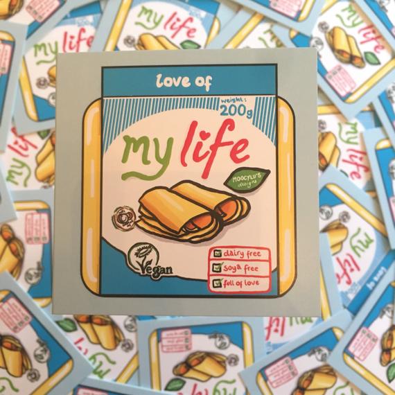 Love Of My Life - Vegan Violife Card