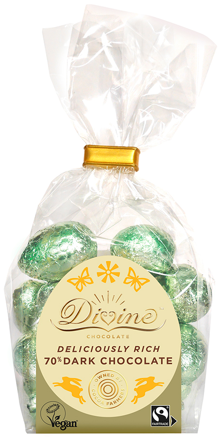 Divine 70% Dark Chocolate Mini Eggs 152g