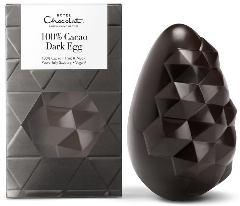 Hotel Chocolat 100% Dark Hard-Boiled Easter Egg