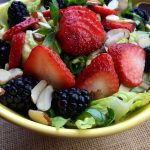 Fresh Berry Salad with Raspberry Dressing