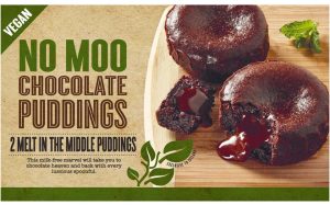 Iceland No Moo Chocolate Puddings 2 Melt In the Middle Puddings 160g