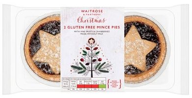 Waitrose 2 Gluten Free Mince Pies 160g