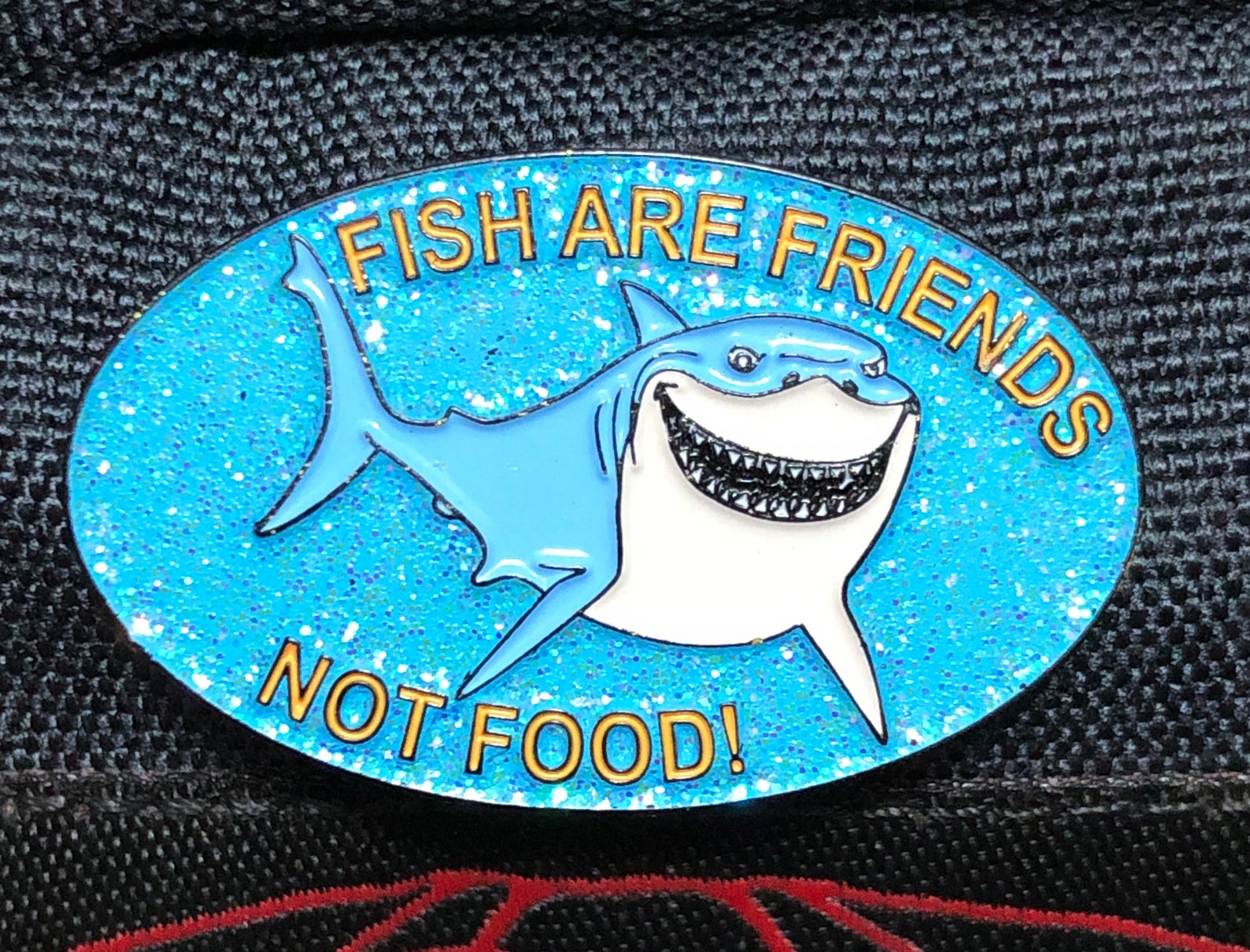 Fish Are Friends Not Food Pin