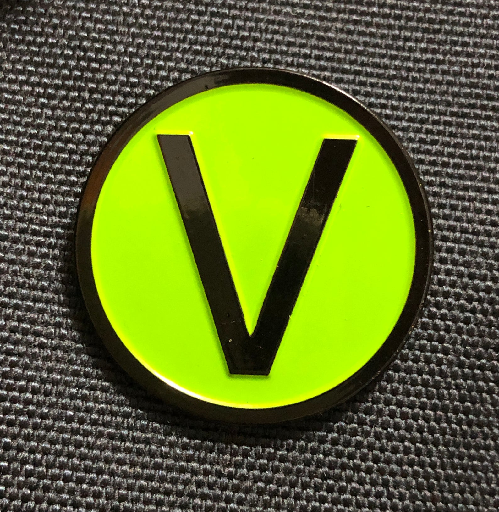 Green V Pin