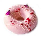 Raspberry & Rose Donut