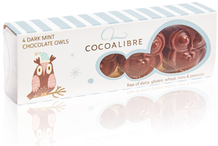 Cocoa Libre Mint Chocolate Owls