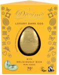 Divine Luxury 70% Dark Chocolate Easter Egg with Dark Mini Easter Eggs