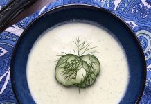 Chilled Avocado and Cucumber Soup