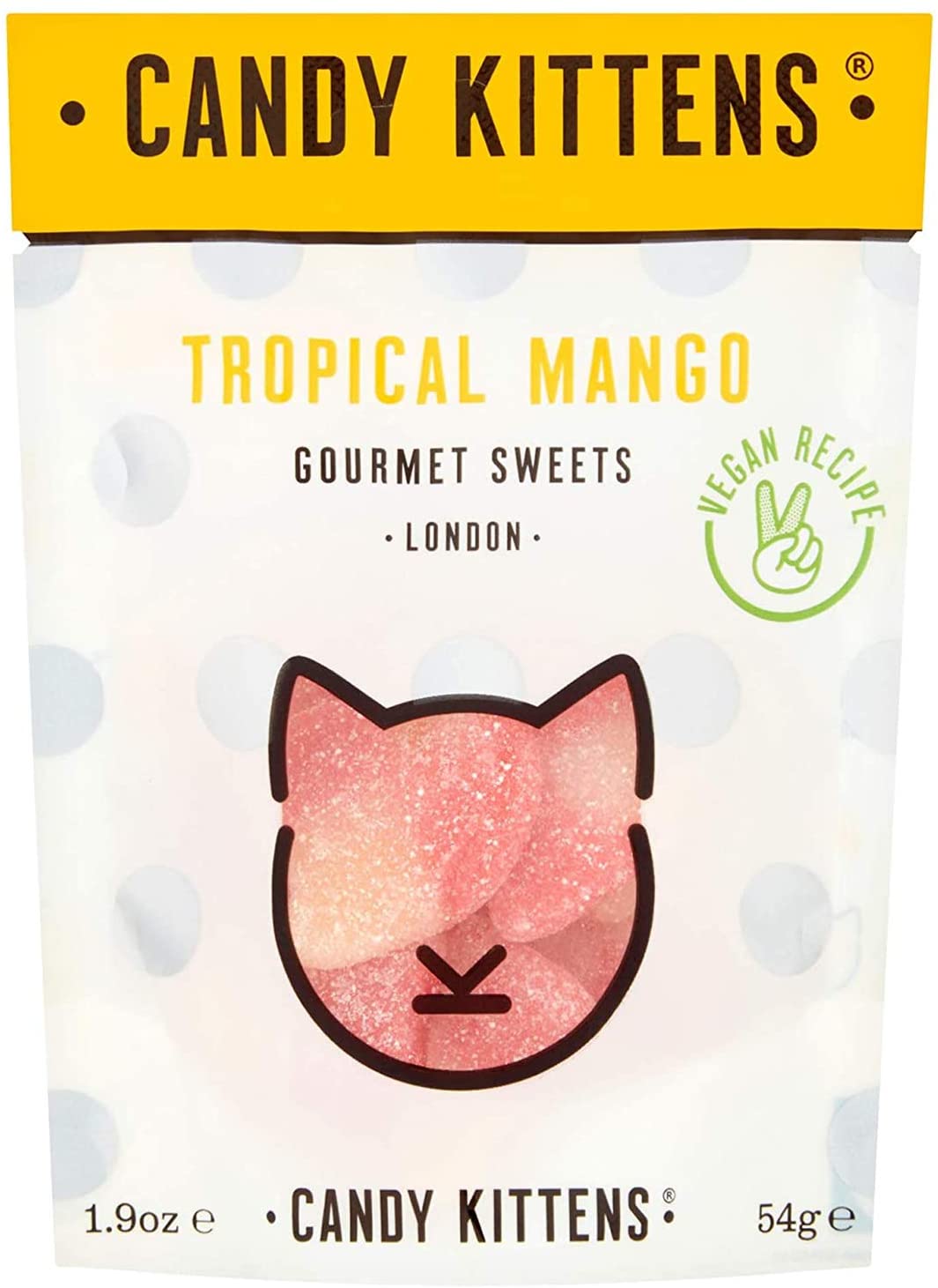 Candy Kittens Tropical Mango Vegan Sweets 54g