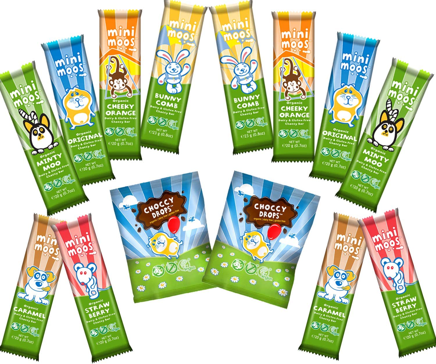 Moo Free Dairy Free Chocolate 14x Items Mixed Case