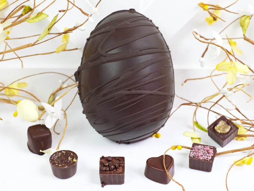 The Pod 70% Cocoa Easter Egg with Chocolates