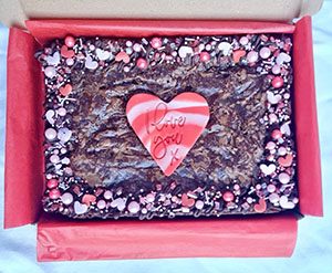 Valentine's Letterbox Brownie