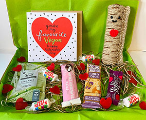 Vegan Sausage Roll Valentine’s Day letterbox gift
