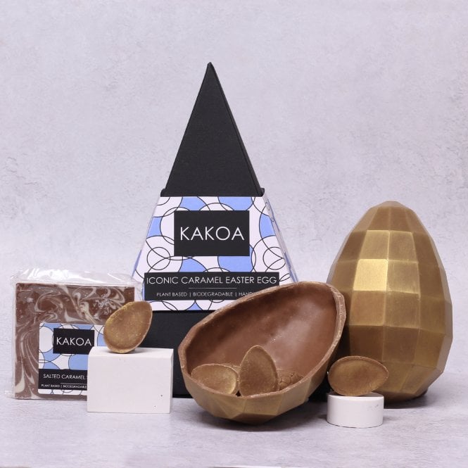 KAKOA Vegan Iconic Chocolate Caramel Easter Egg