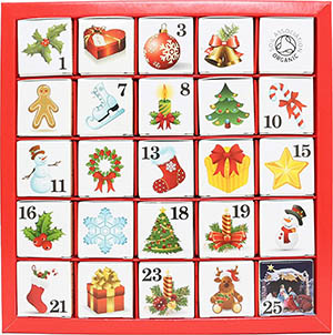 English Tea Shop Organic Christmas Ornaments Advent Calendar