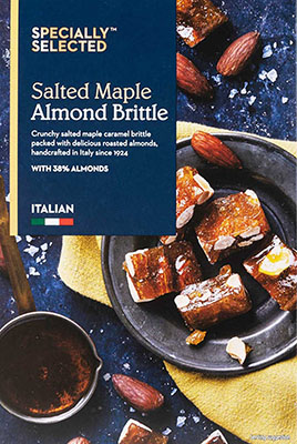Specially Selected Salted Maple Almond Brittle 115g