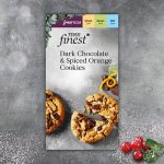 Tesco Finest Free From Dark Chocolate & Spiced Orange Cookies 150g
