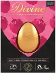 Divine Dark Chocolate & Raspberry Easter Egg – 90g