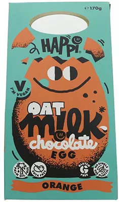 Happi Oat Milk Chocolate Orange Easter Egg - 170g