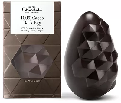 Hotel Chocolat 100% Dark Chocolate Easter Egg