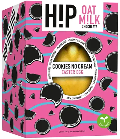 H!P Oat Milk Chocolate Cookies No Cream Easter Egg
